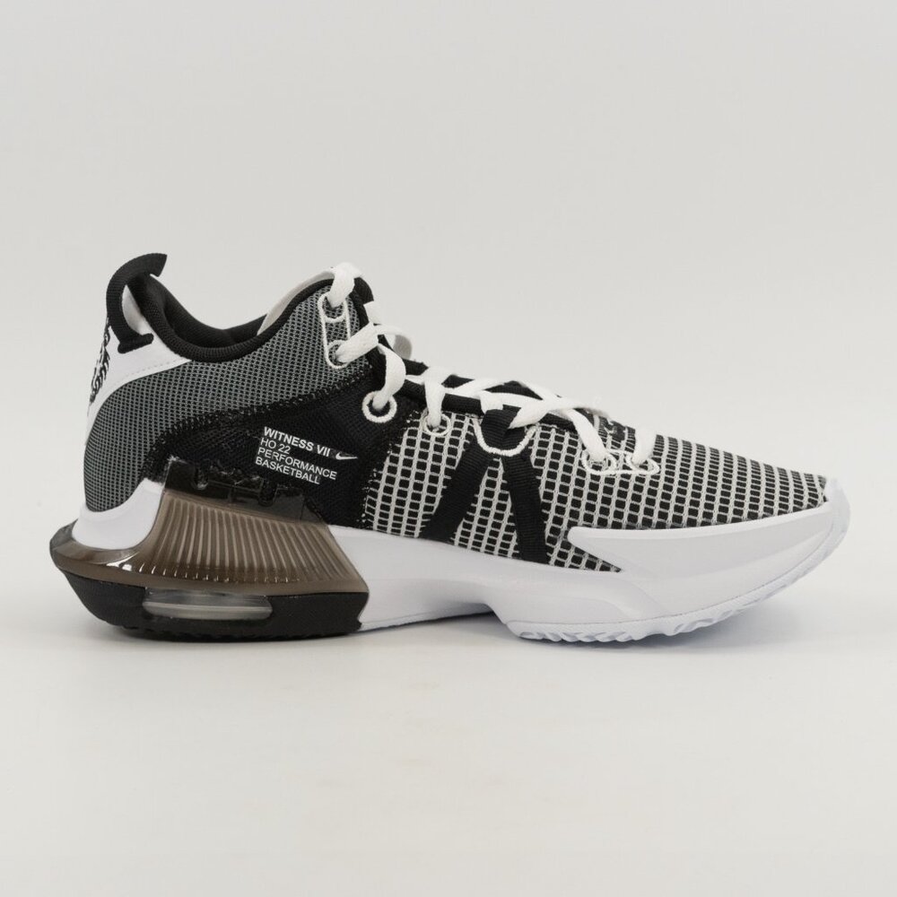 Nike LeBron Witness 7 'White Black' DM1123-100 Basketball size 9.5 - Picture 3 of 9